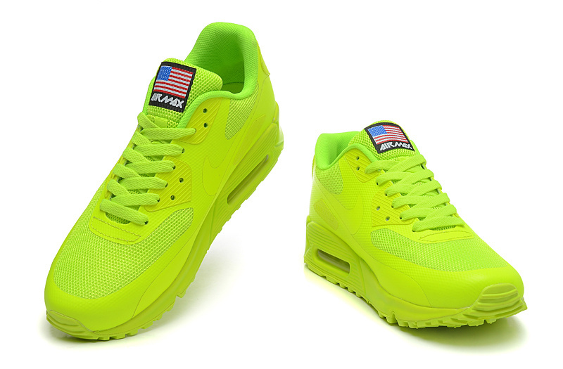 air max 90 noir et vert fluo