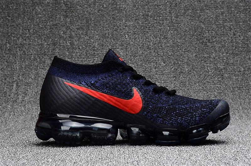 vapormax bleu rouge