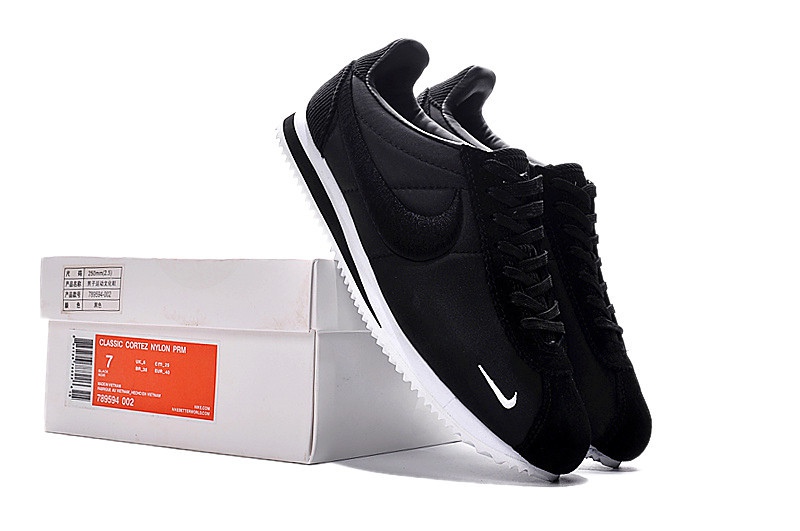 Nike Cortez Nylon Heren Zwart