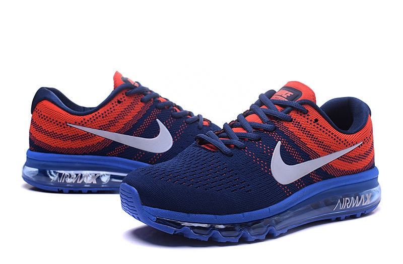 chaussure homme nike pas cher,air max 2017 ultra bleu et rouge