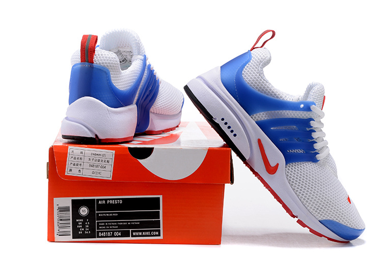 nike plateforme bleu blanc rouge