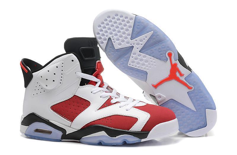 jordan 6 blanche et rouge