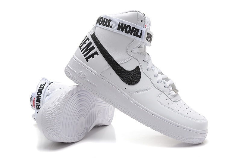 air force 1 femme noir et blanche