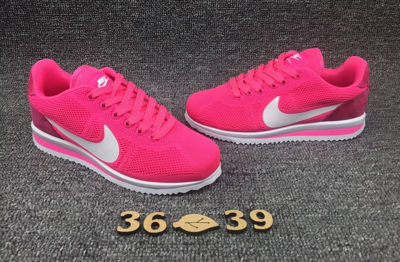 nike cortez femme rose