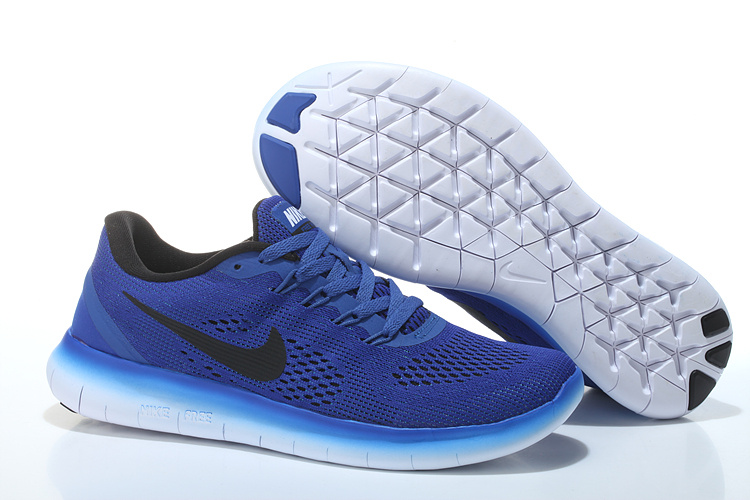 nike free 5.0 flyknit femme bleu