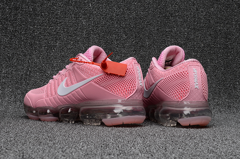 vapormax blanche et rose