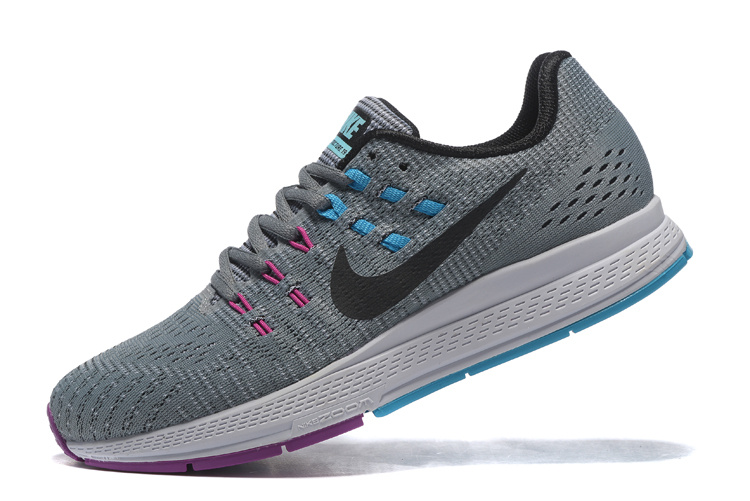 vente de basket nike,air zoom structure gris et violet femme